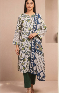 Khaadi Lawn 3pc Unstitched Printed weight