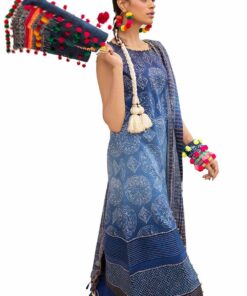 Printed Lawn Unstitched 3Pc Suit by Gul Ahmed
