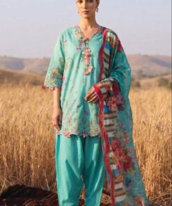 Sana Safinaz Fair Lady Lawn 3pc Unstitched Mint Green