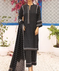 MTF Black Obsession Digital Printed Lawn Collection 3